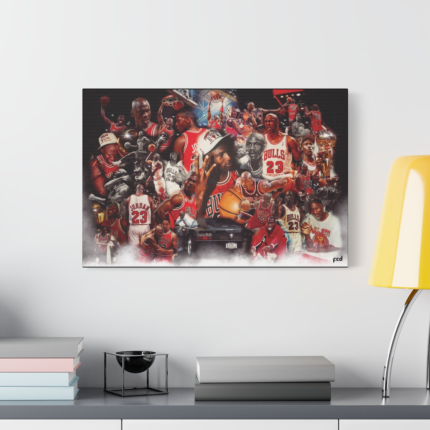 'MJ GOAT COLLAGE' Classic Canvas