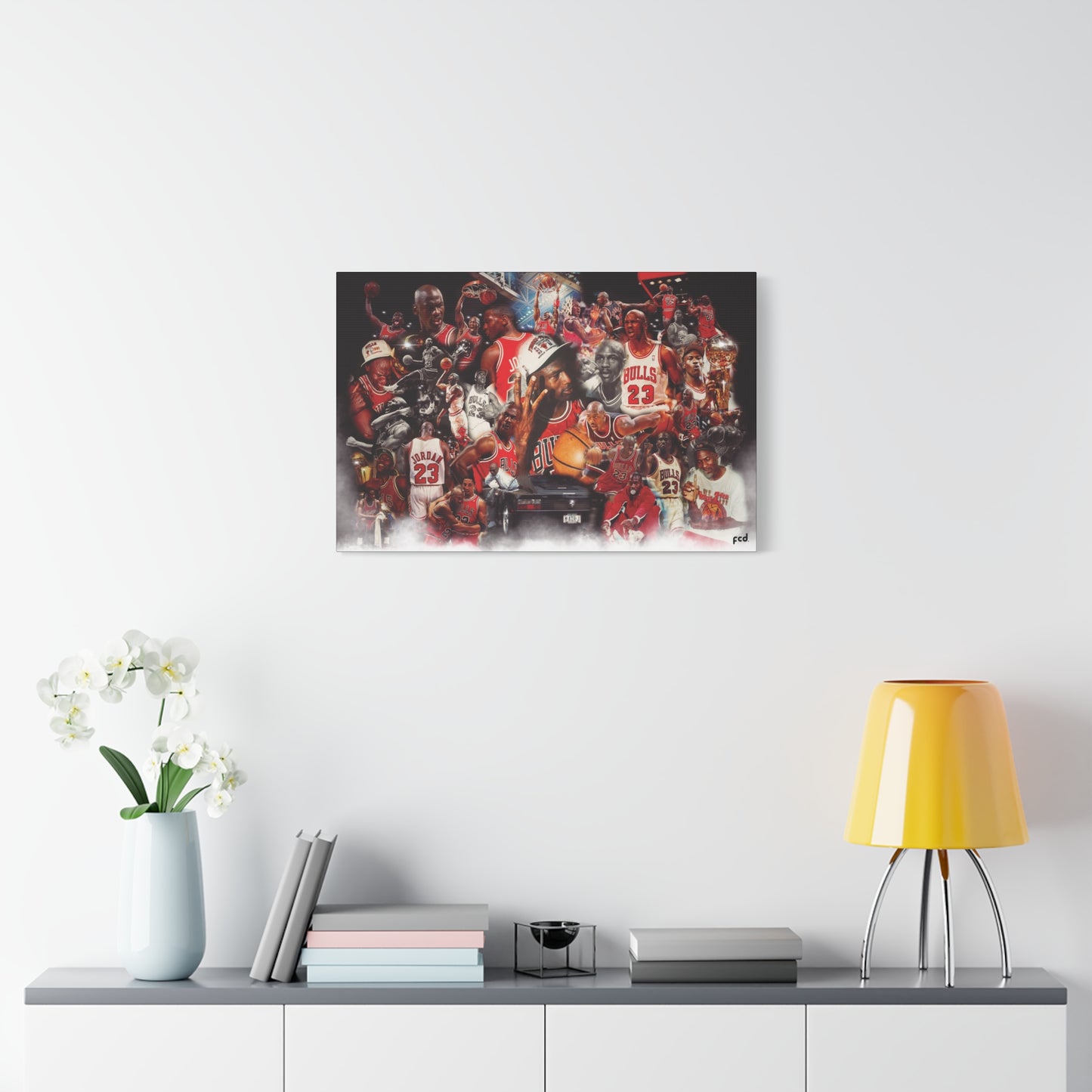 'MJ GOAT COLLAGE' Classic Canvas