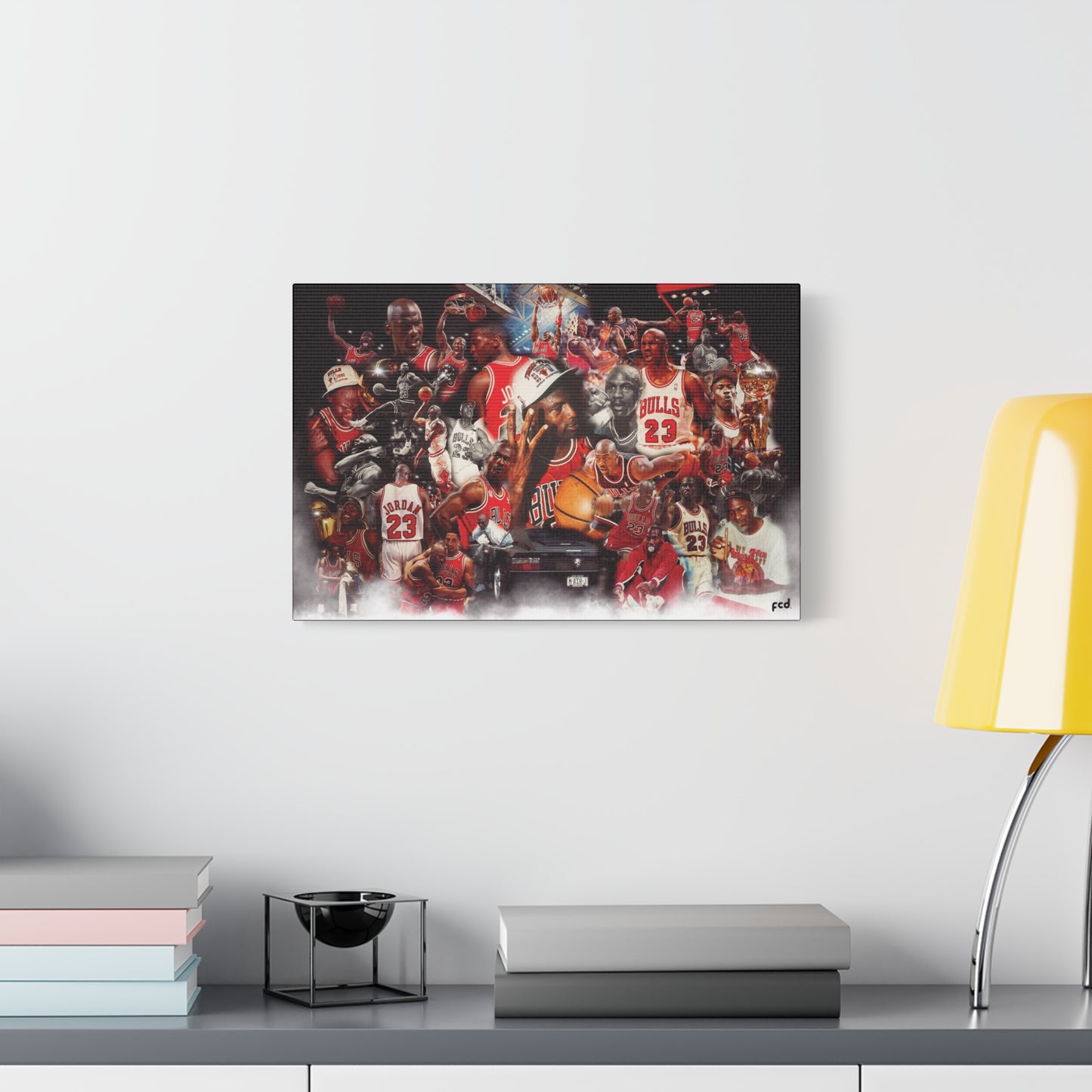 'MJ GOAT COLLAGE' Classic Canvas