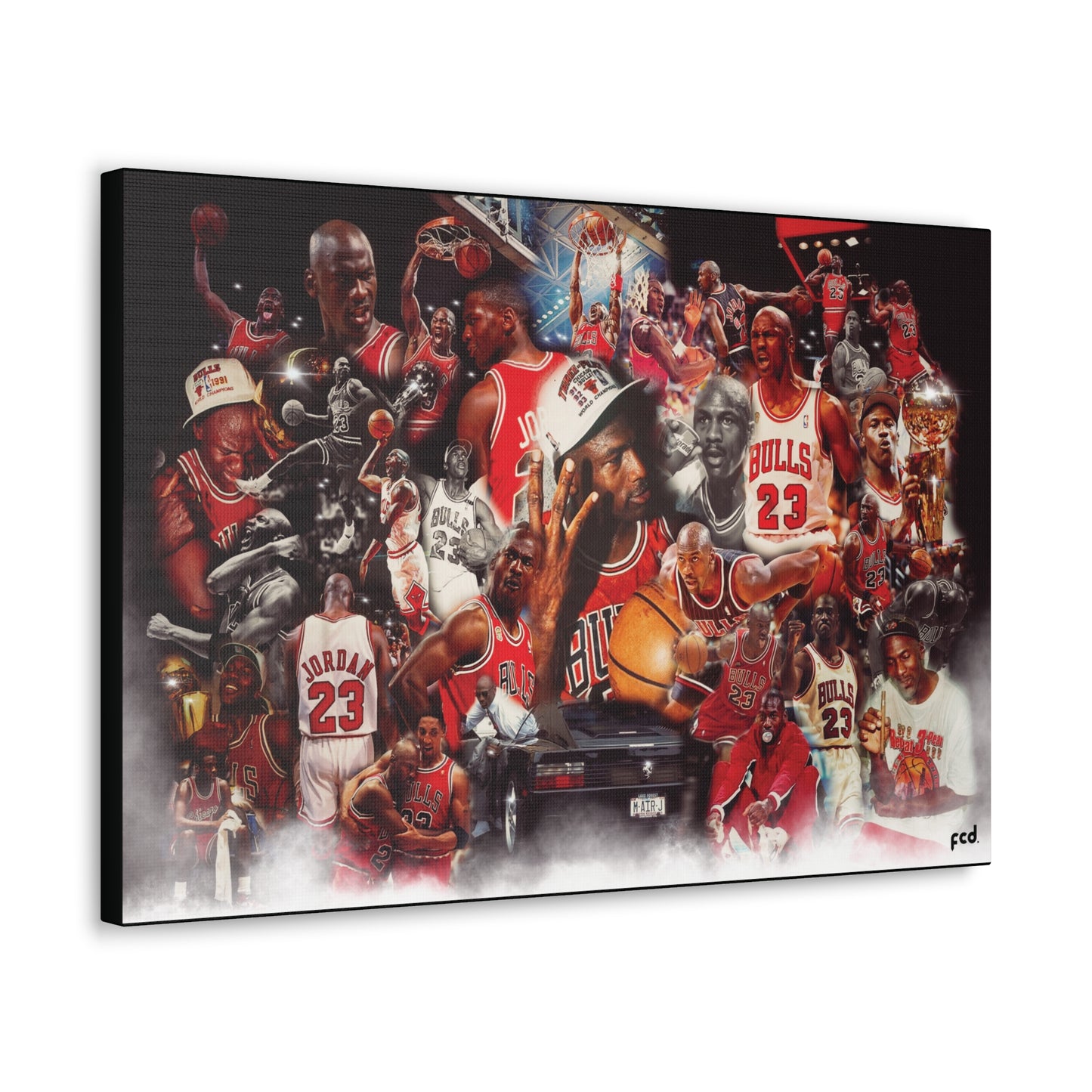 'MJ GOAT COLLAGE' Classic Canvas
