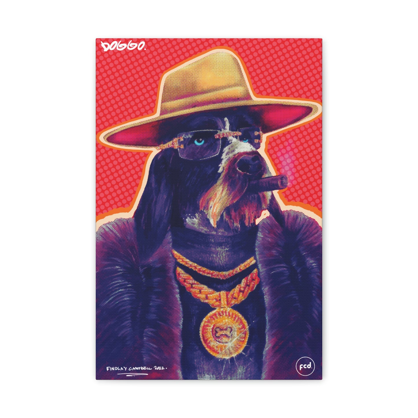 'DOGGO' Classic Canvas