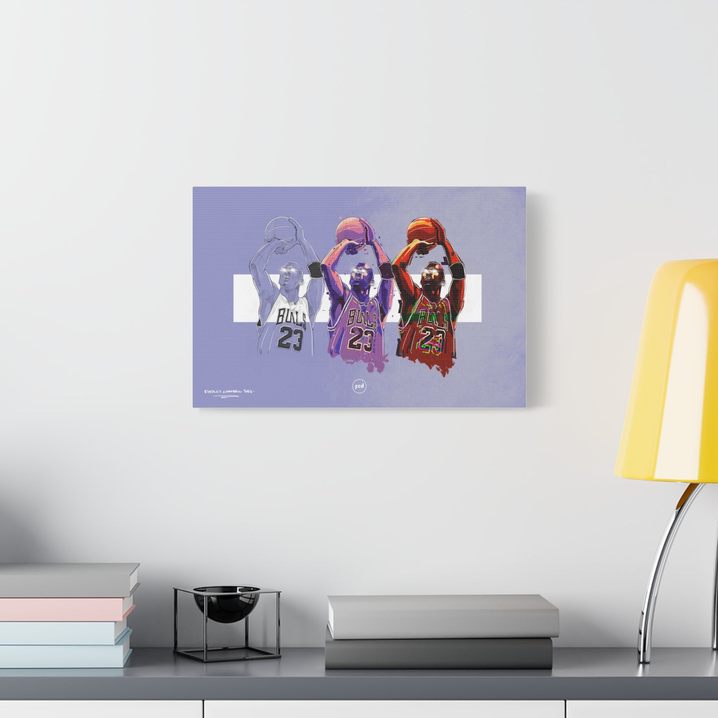 'MJ SKETCH' Classic Canvas