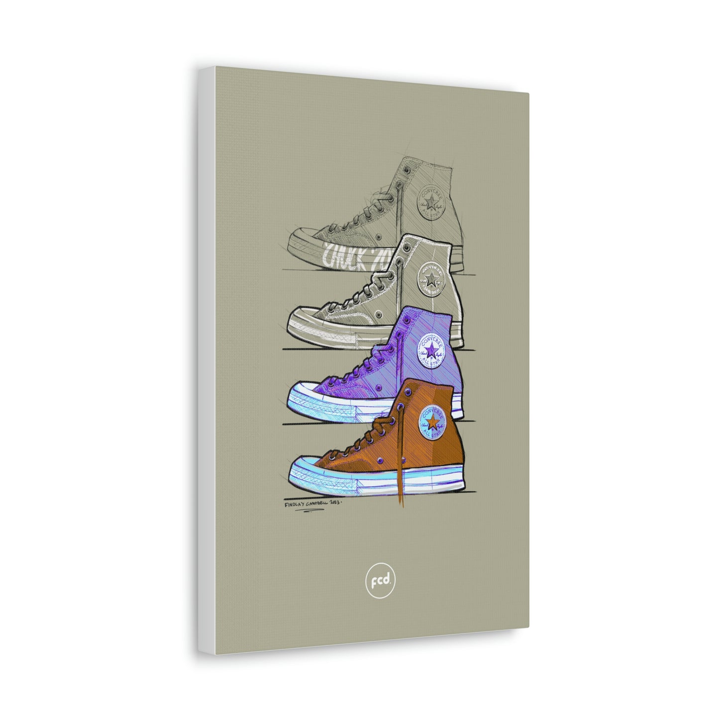 'CHUCK '70 SKETCH' Classic Canvas