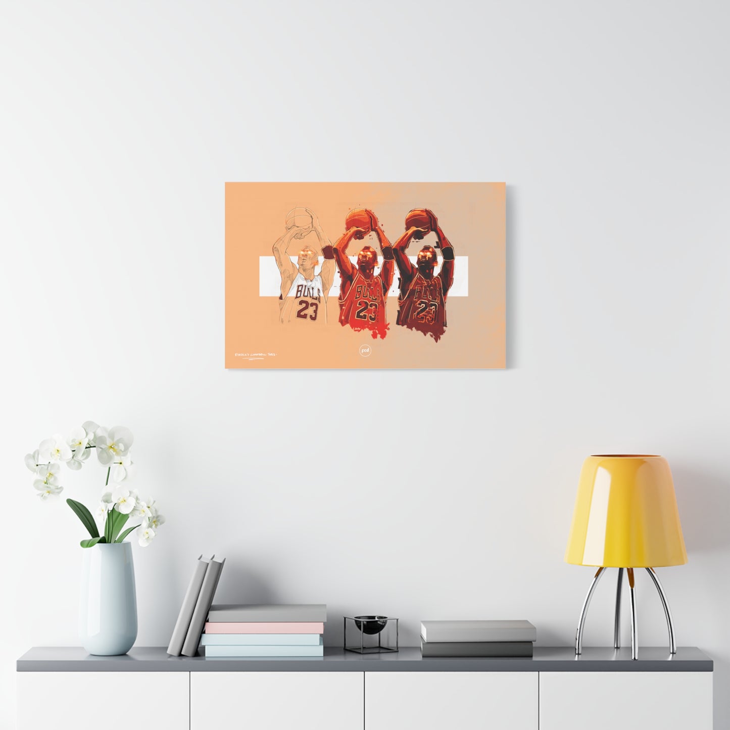 'MJ SKETCH' Classic Canvas