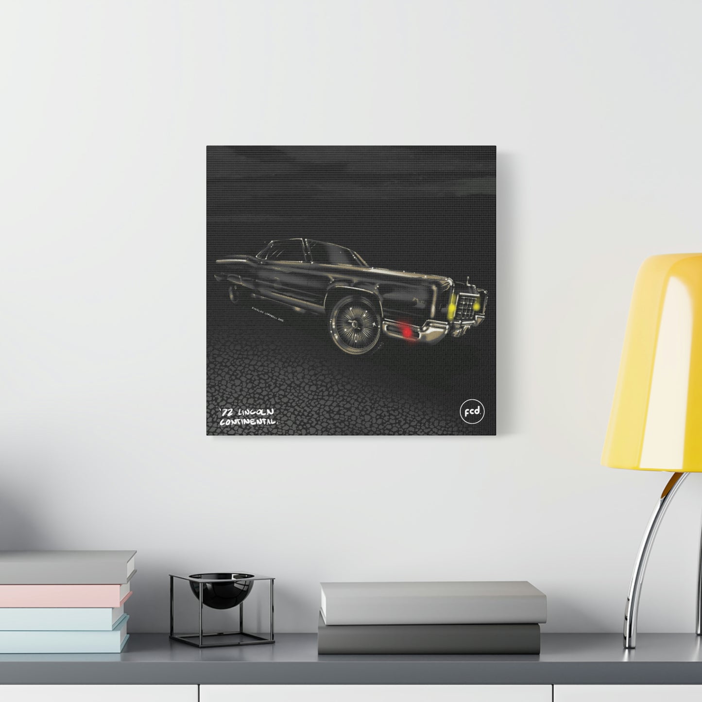 '72 LINCOLN CONTINENTAL' Classic Canvas