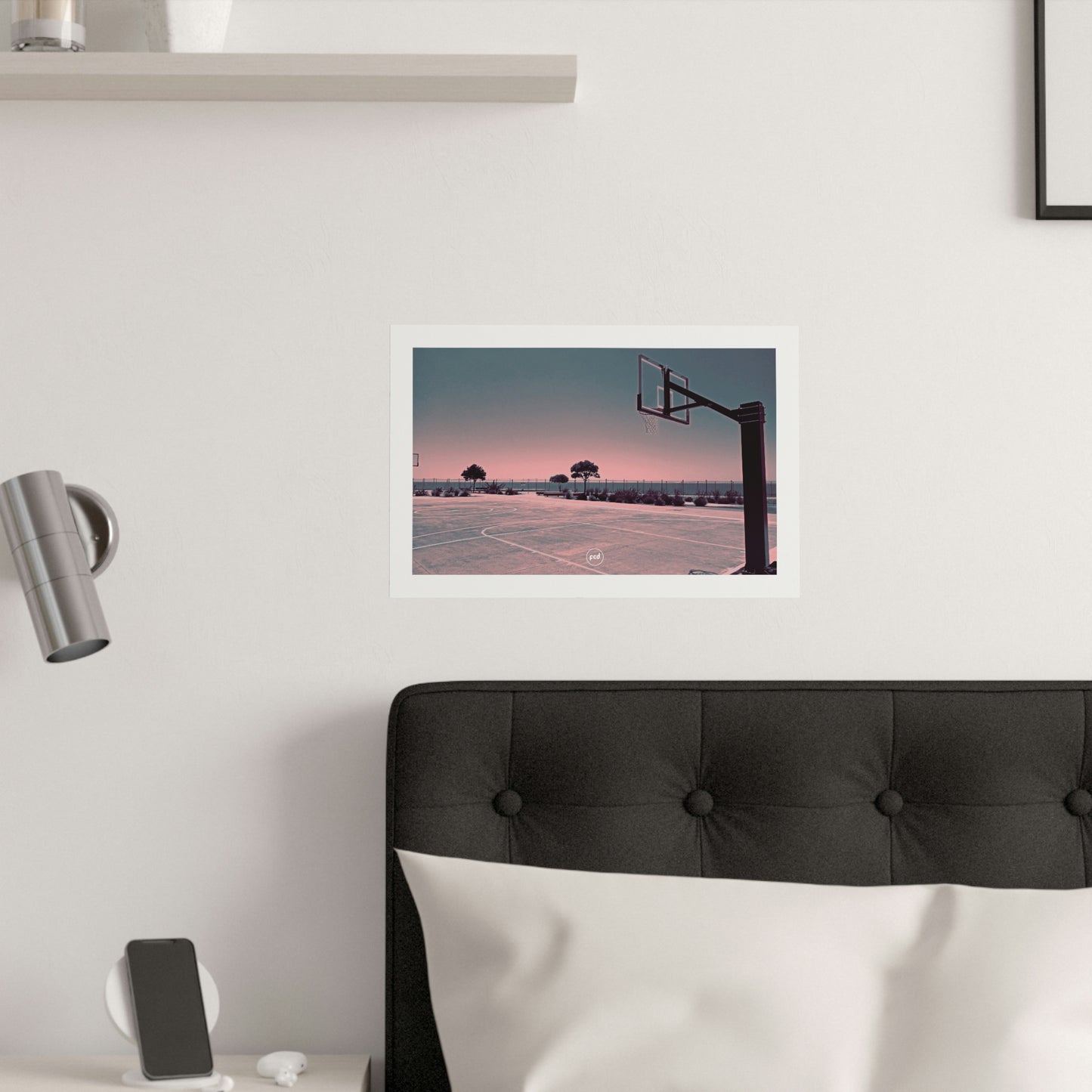 'MARINE PARADE COURTS' Satin Poster
