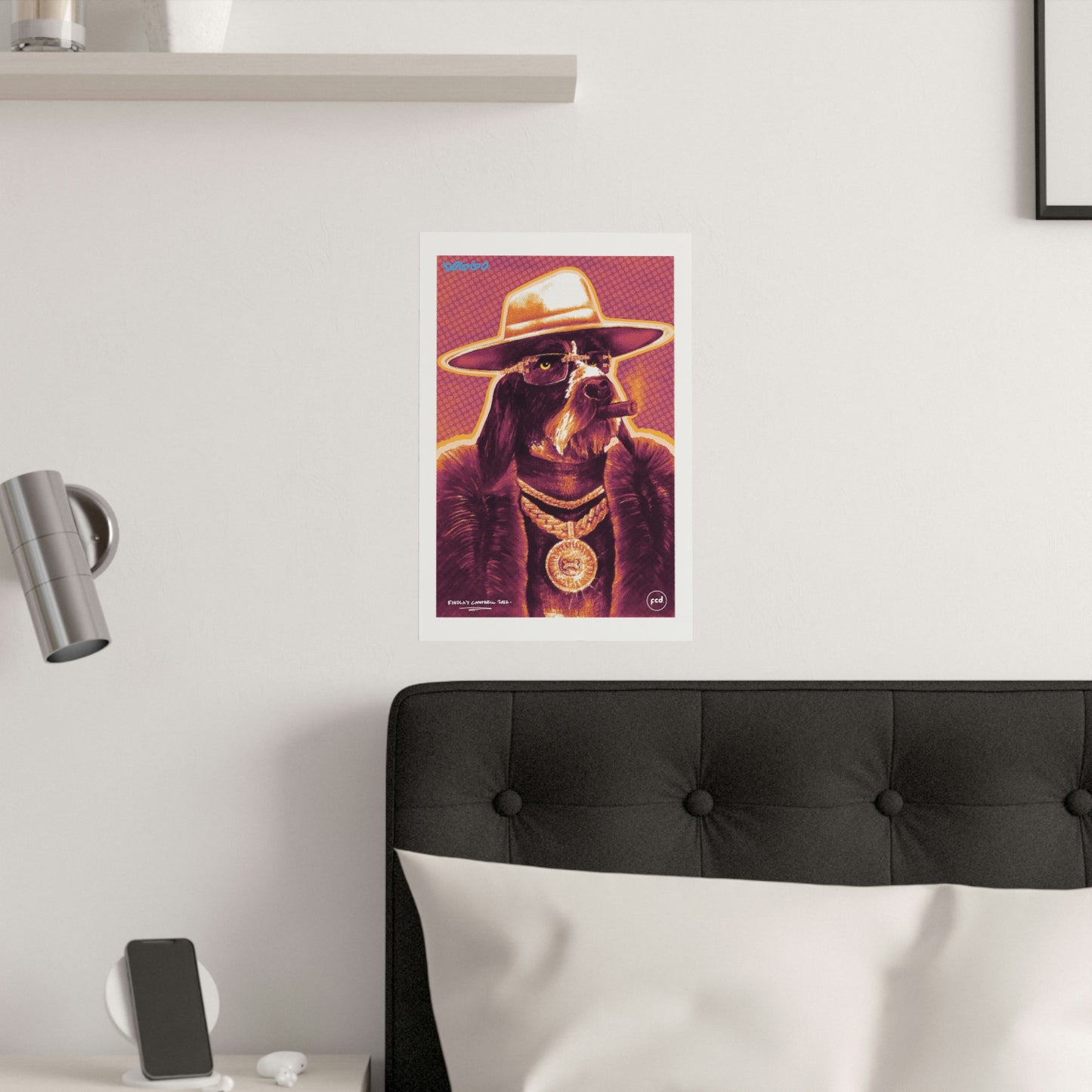 'DOGGO' Satin Poster