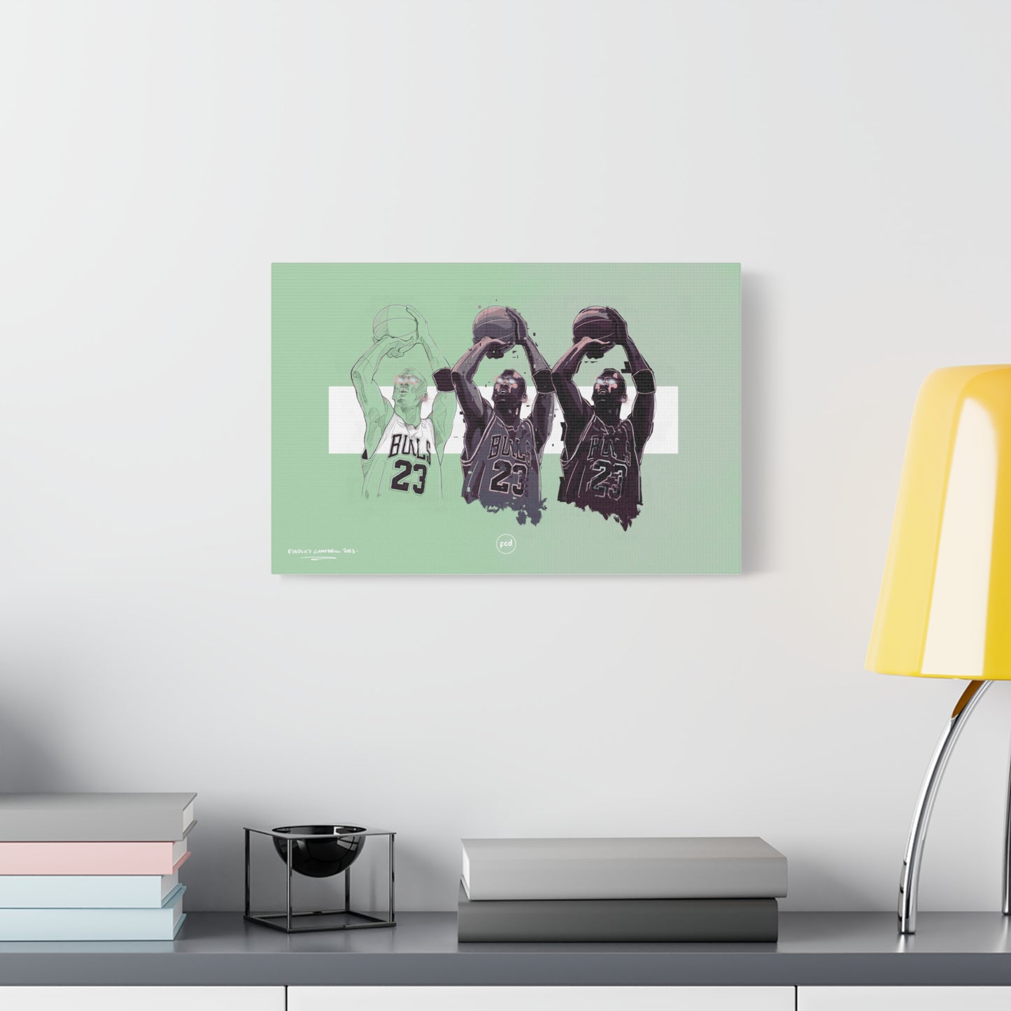 'MJ SKETCH' Classic Canvas