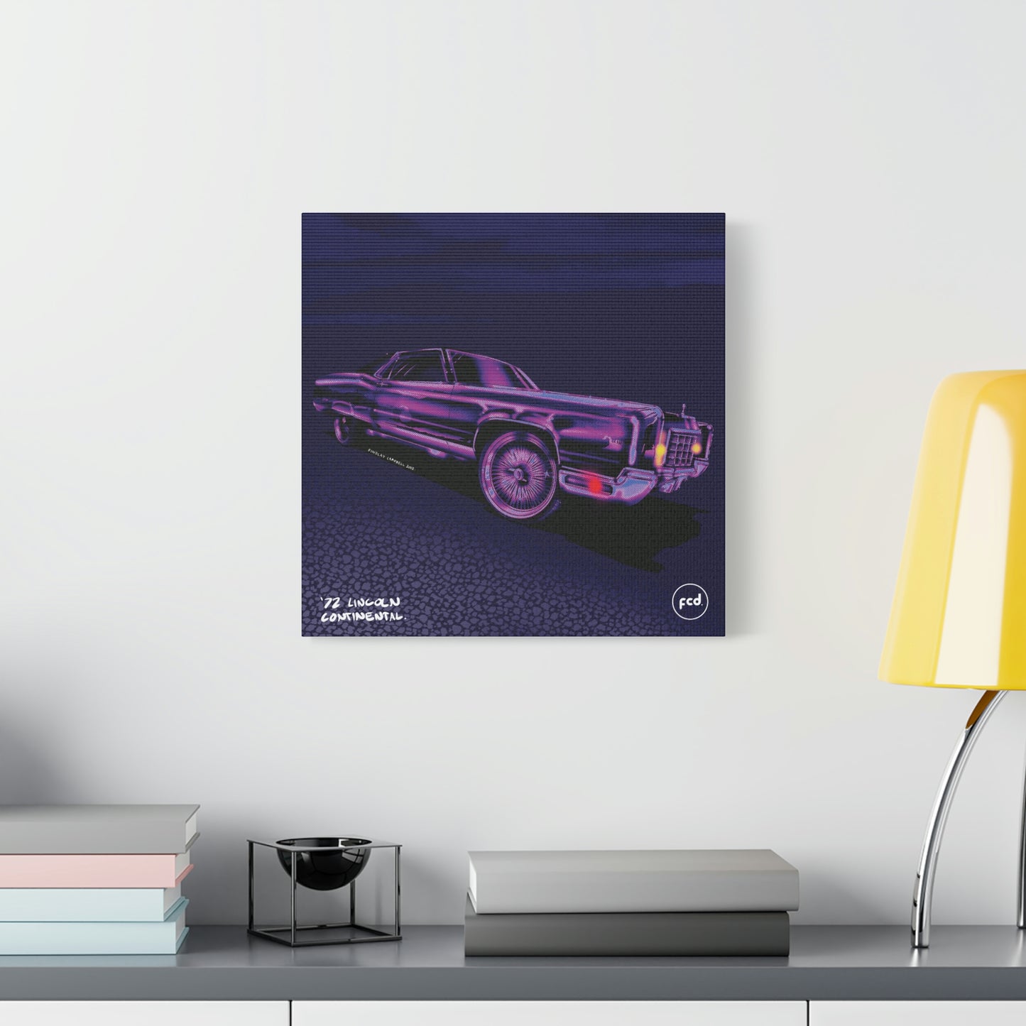 '72 LINCOLN CONTINENTAL' Classic Canvas