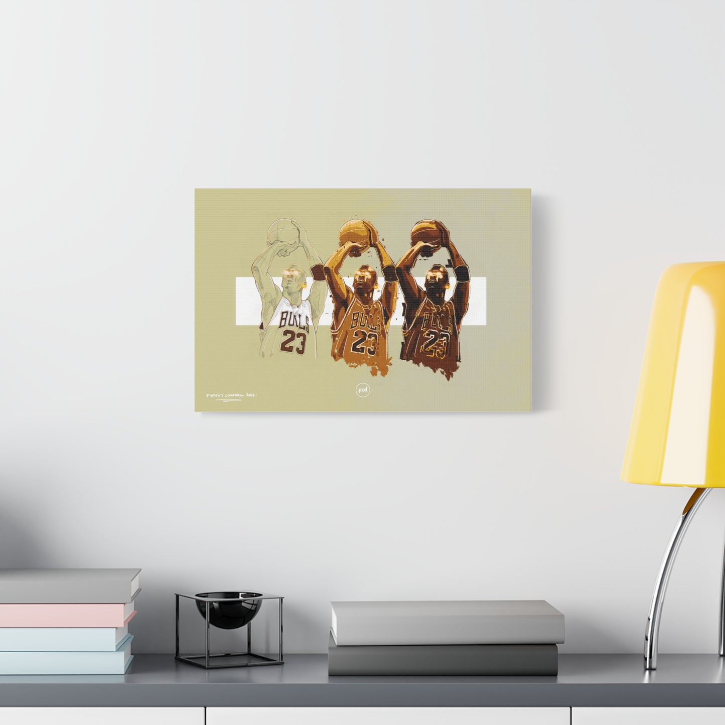 'MJ SKETCH' Classic Canvas