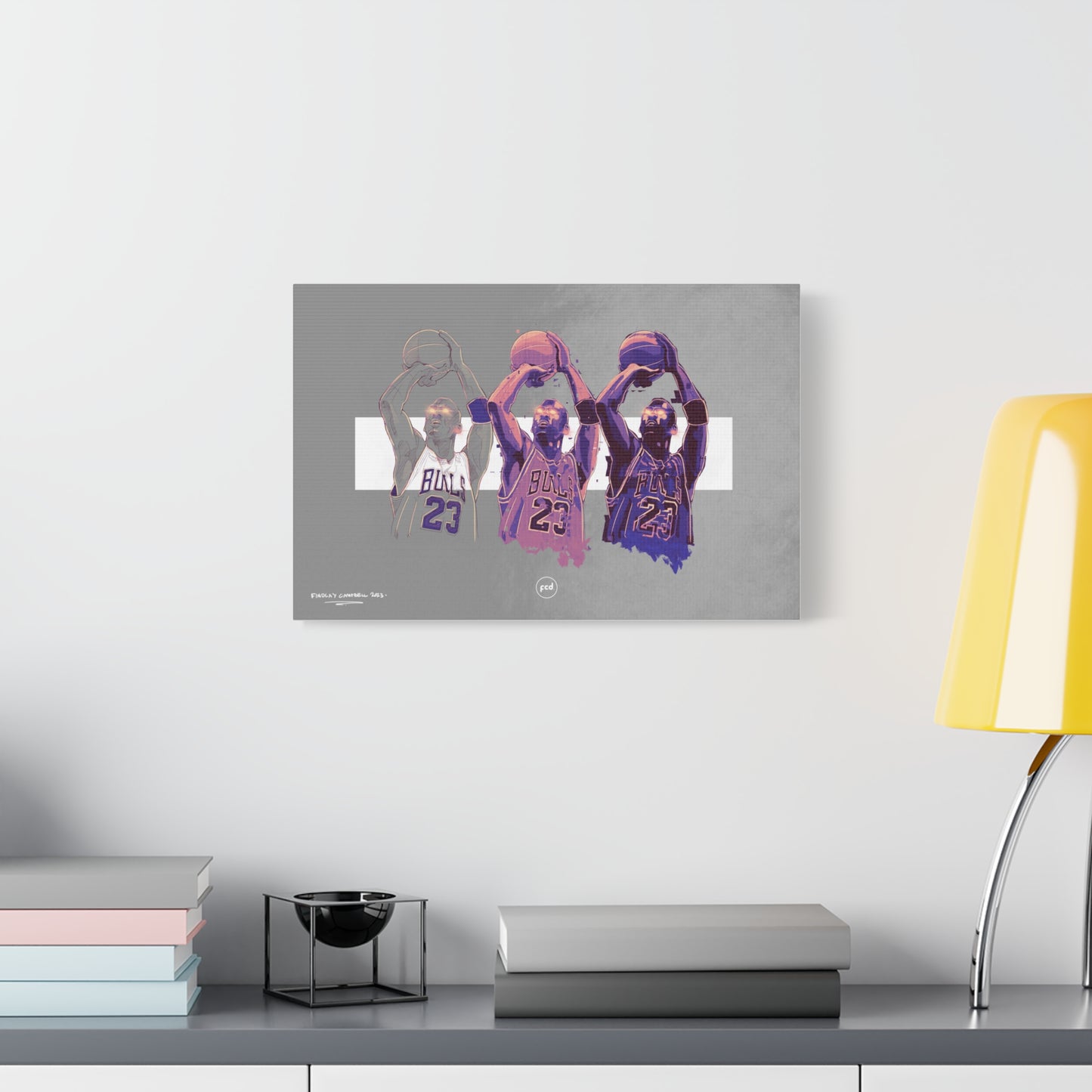 'MJ SKETCH' Classic Canvas