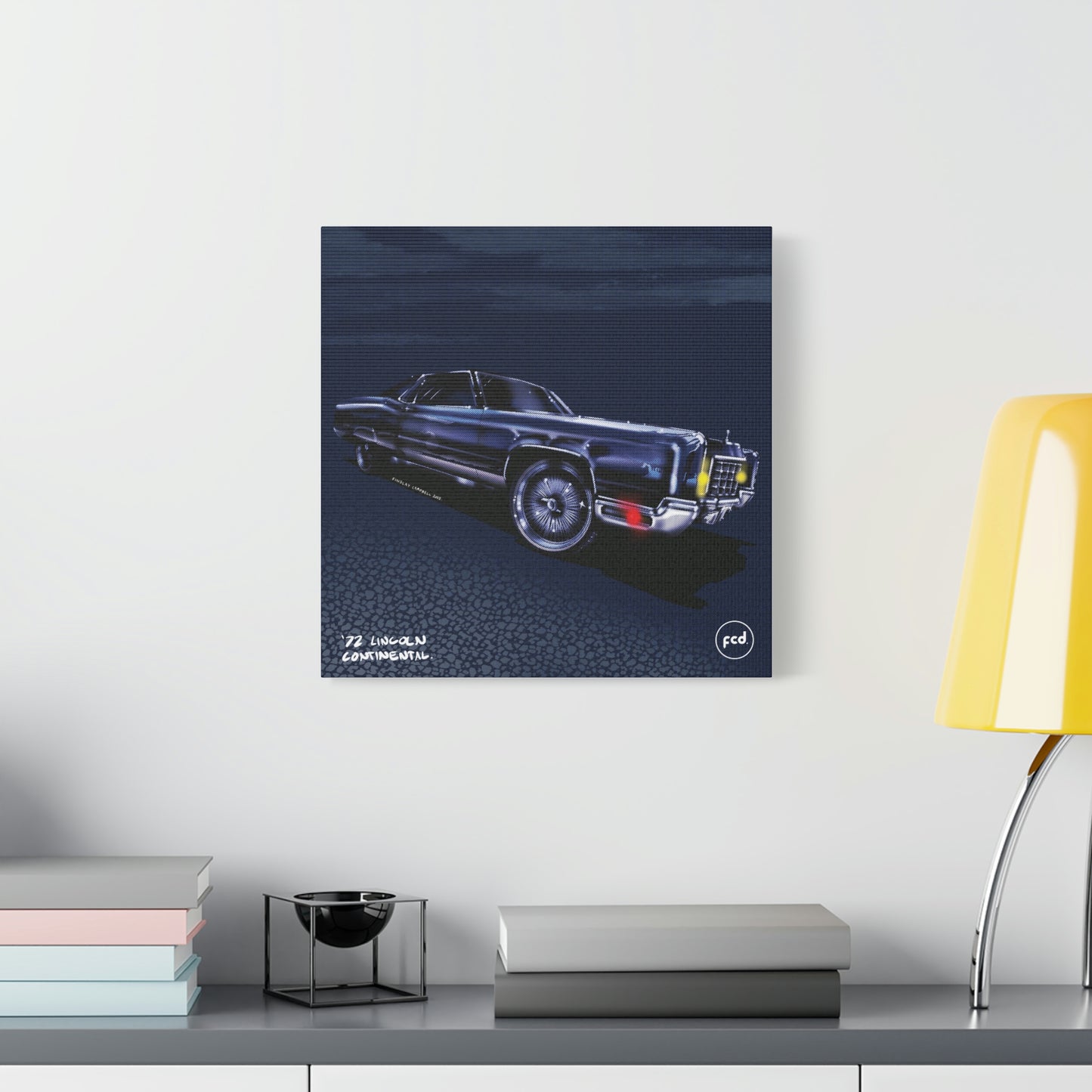 '72 LINCOLN CONTINENTAL' Classic Canvas