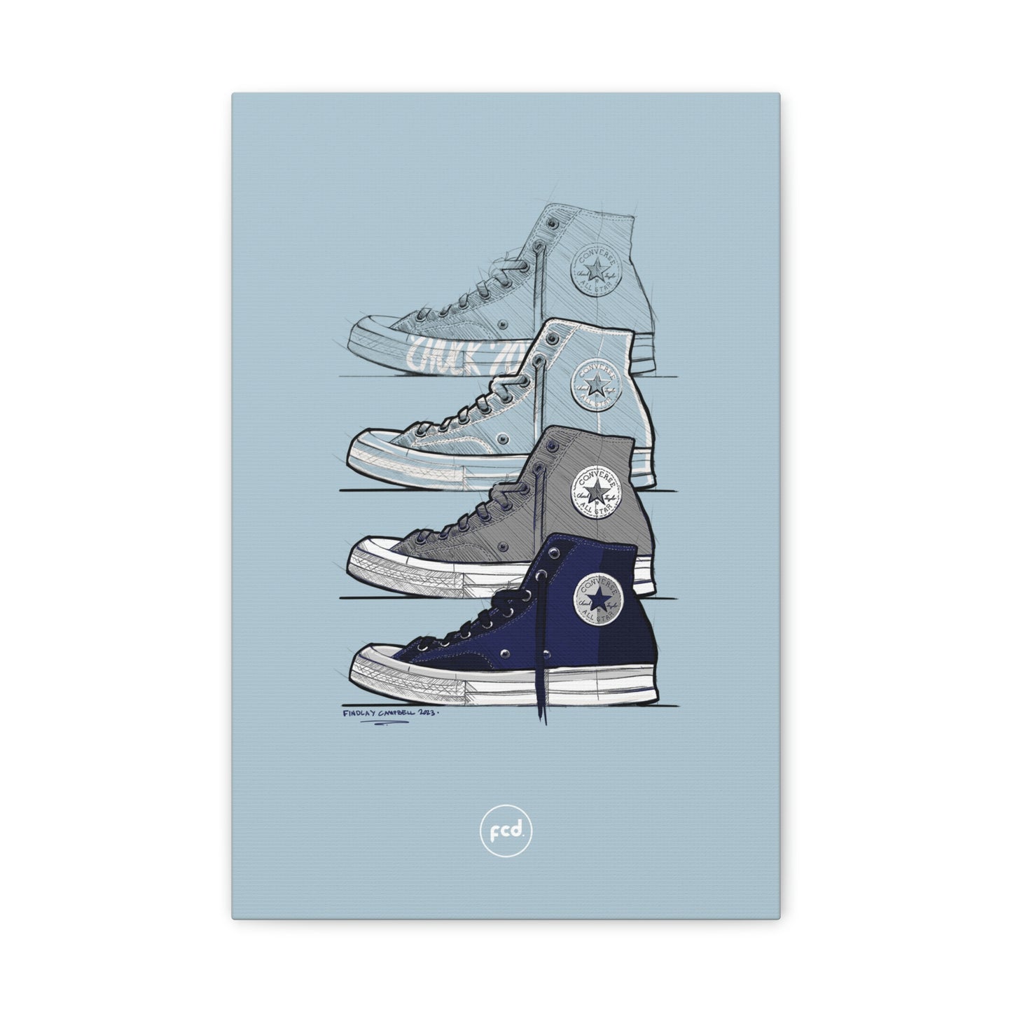'CHUCK '70 SKETCH' Classic Canvas