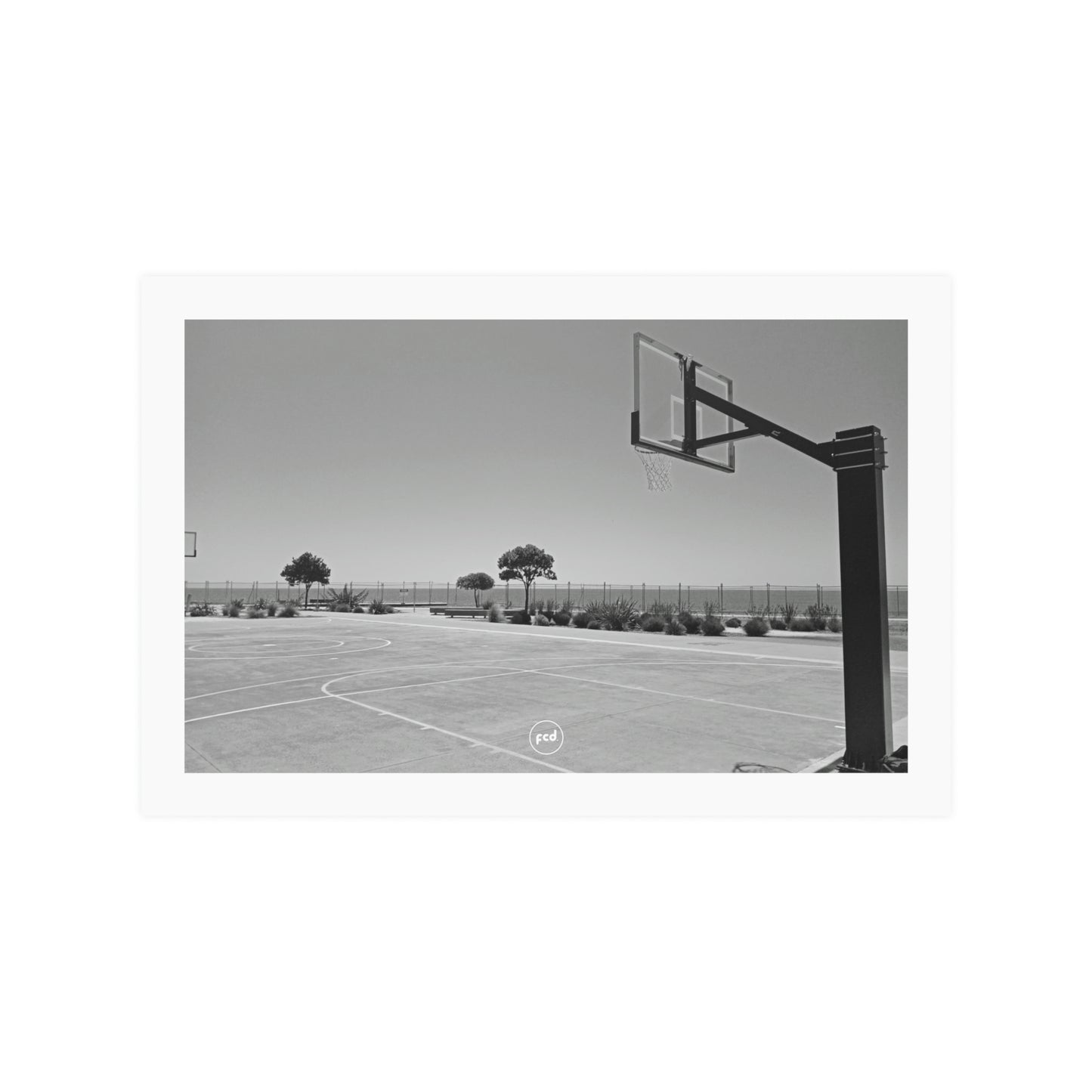 'MARINE PARADE COURTS' Satin Poster