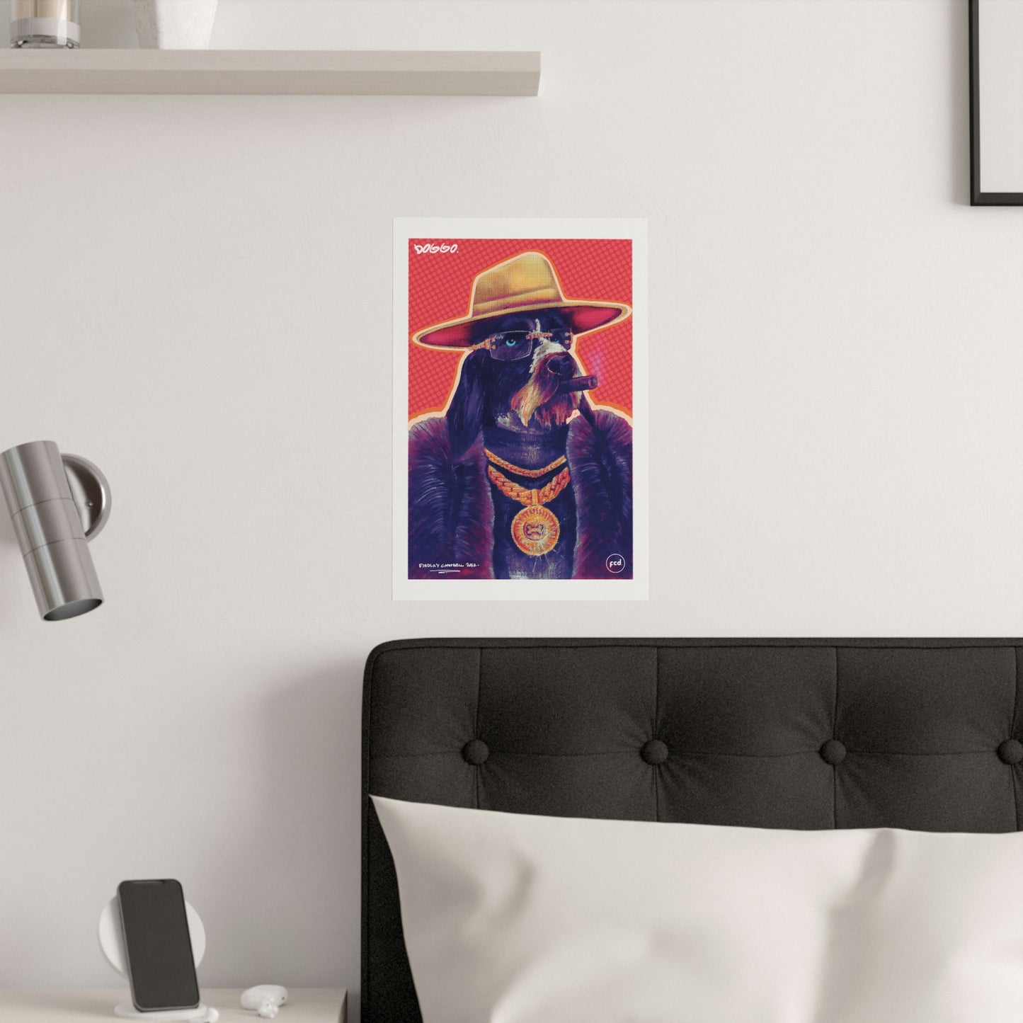 'DOGGO' Satin Poster