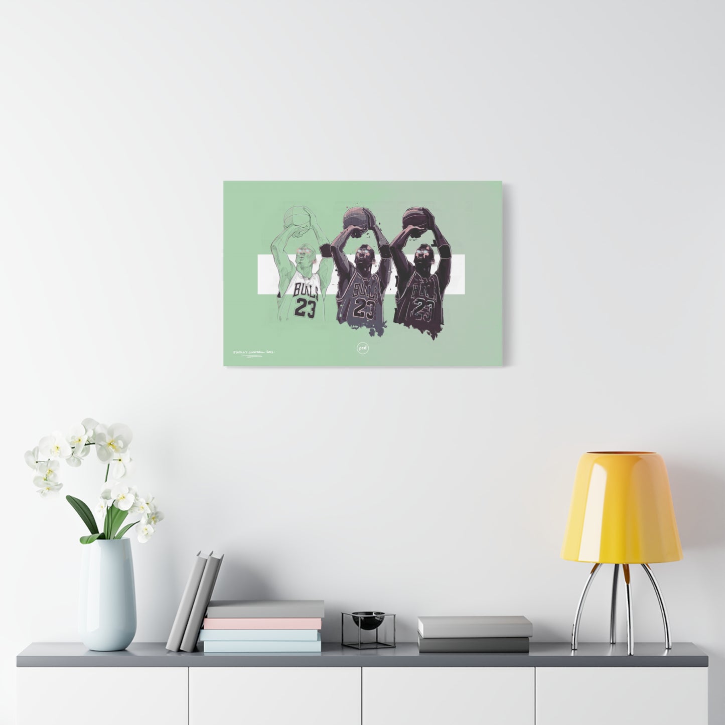 'MJ SKETCH' Classic Canvas