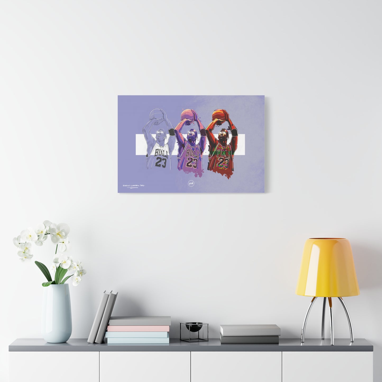 'MJ SKETCH' Classic Canvas