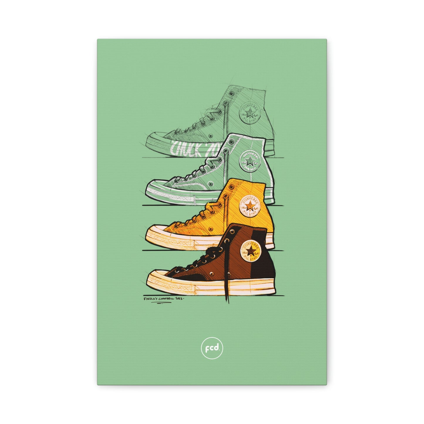 'CHUCK '70 SKETCH' Classic Canvas