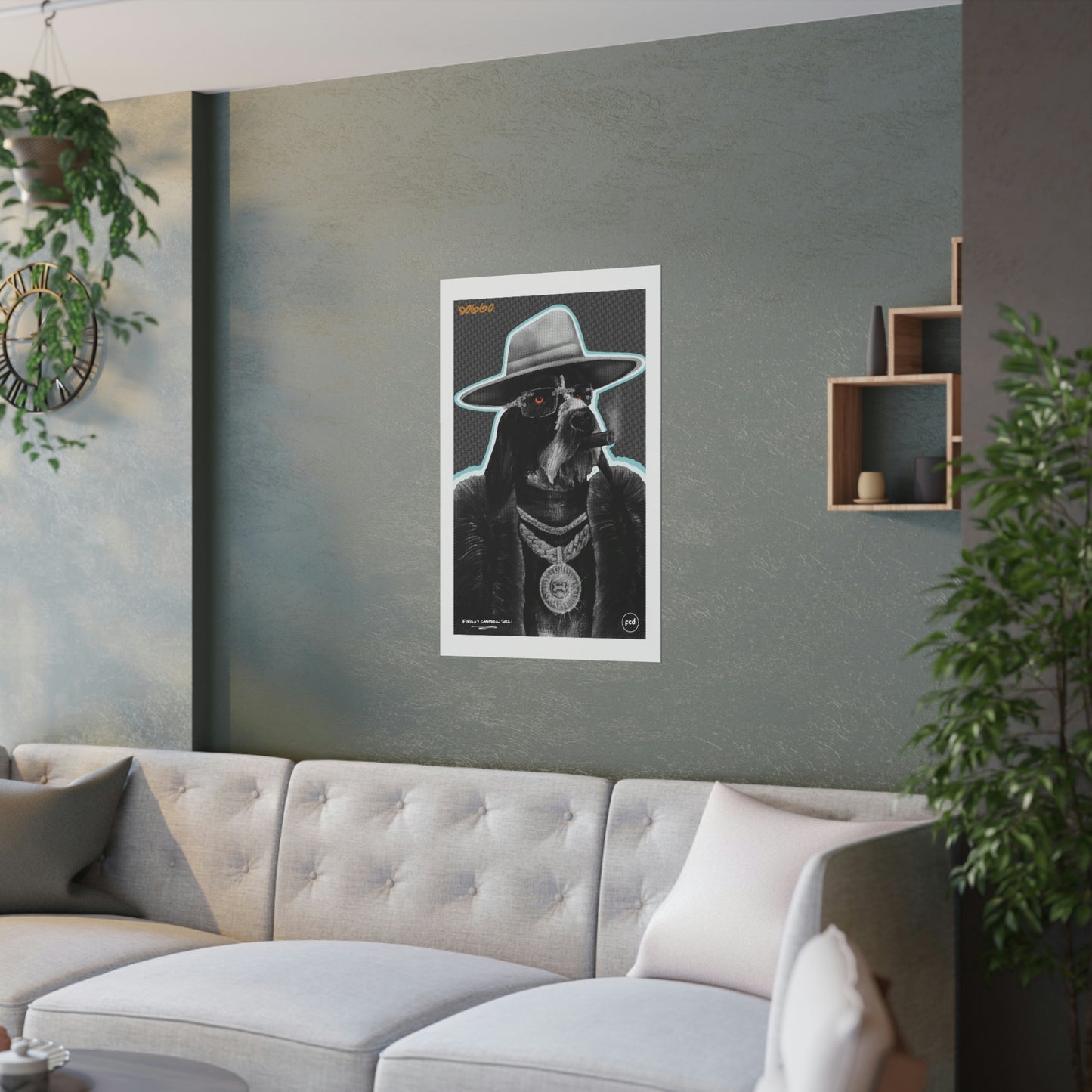 'DOGGO' Satin Poster