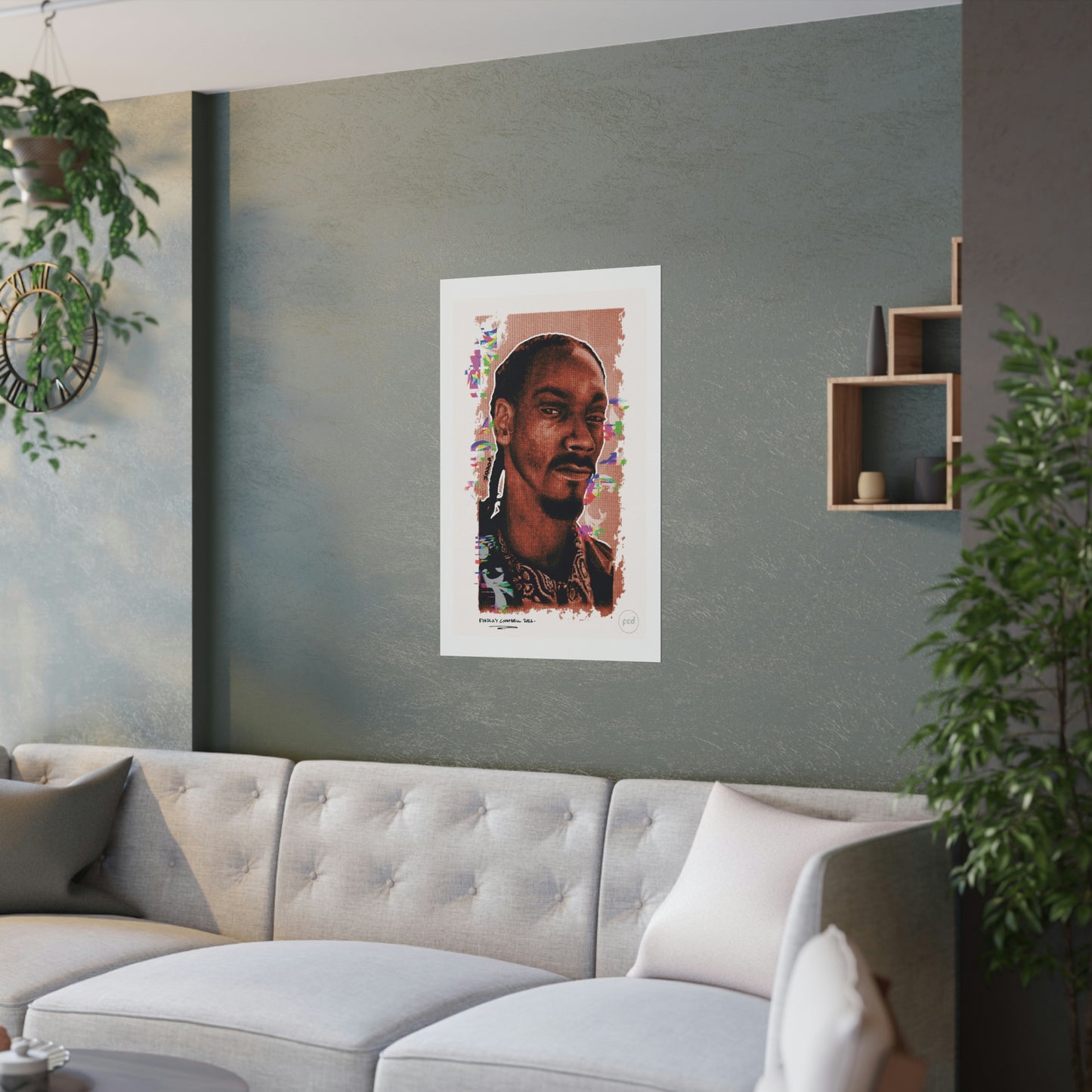 'SNOOP' Satin Poster