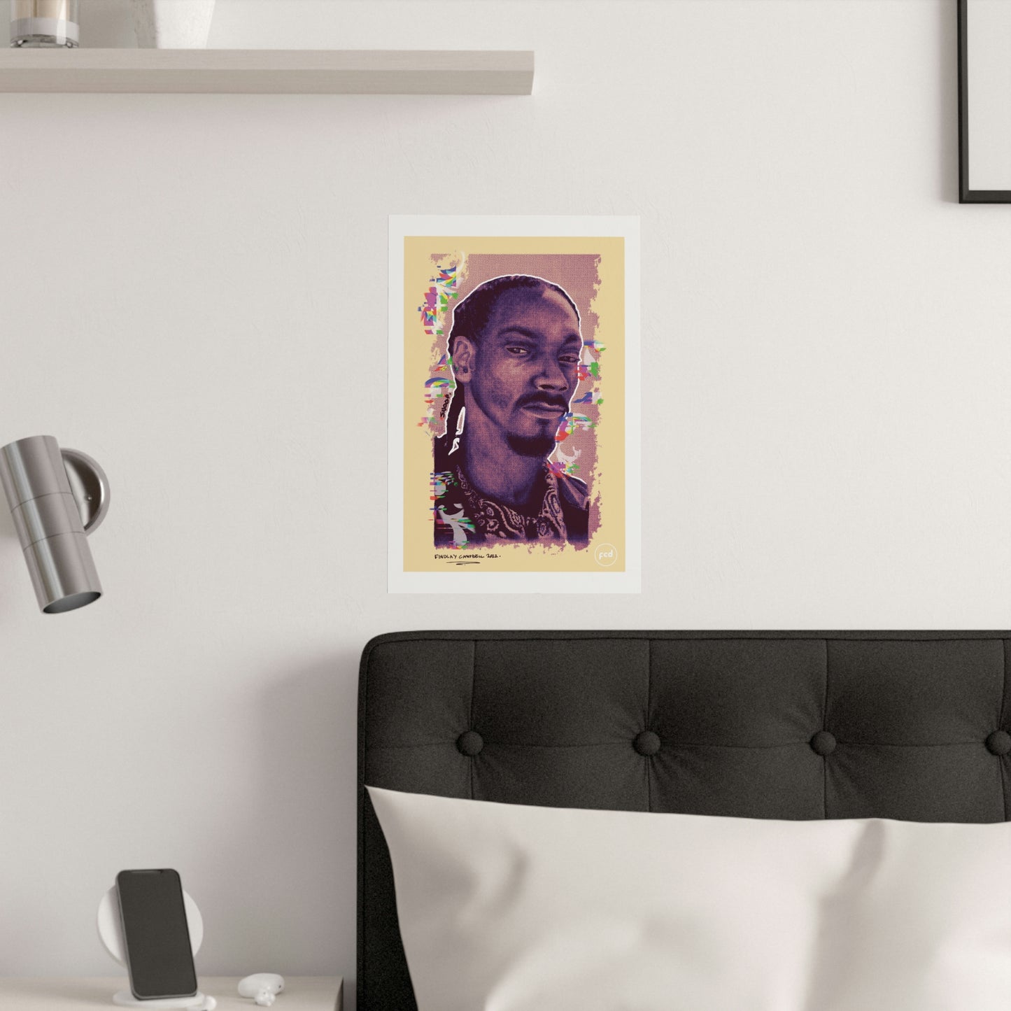 'SNOOP' Satin Poster