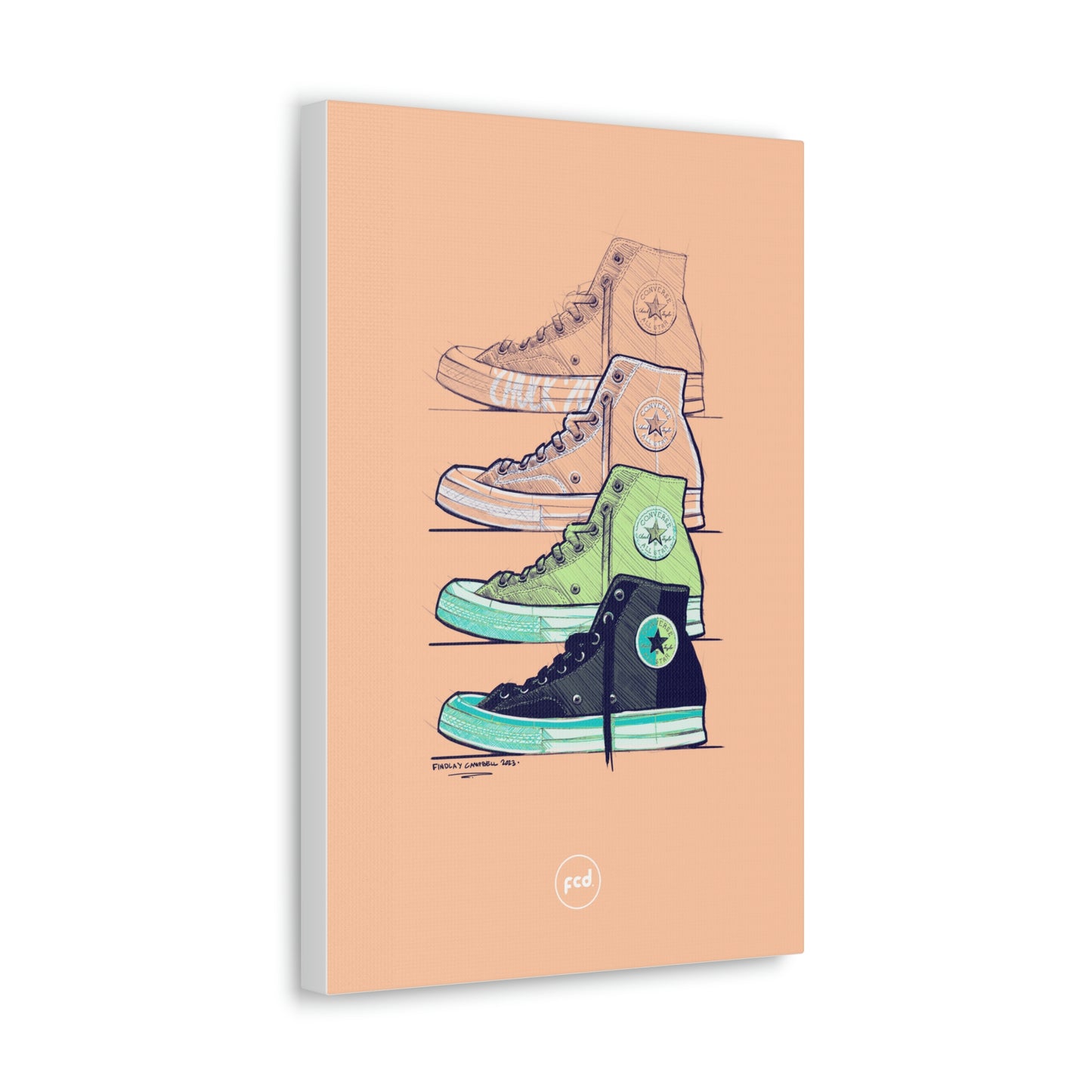 'CHUCK '70 SKETCH' Classic Canvas