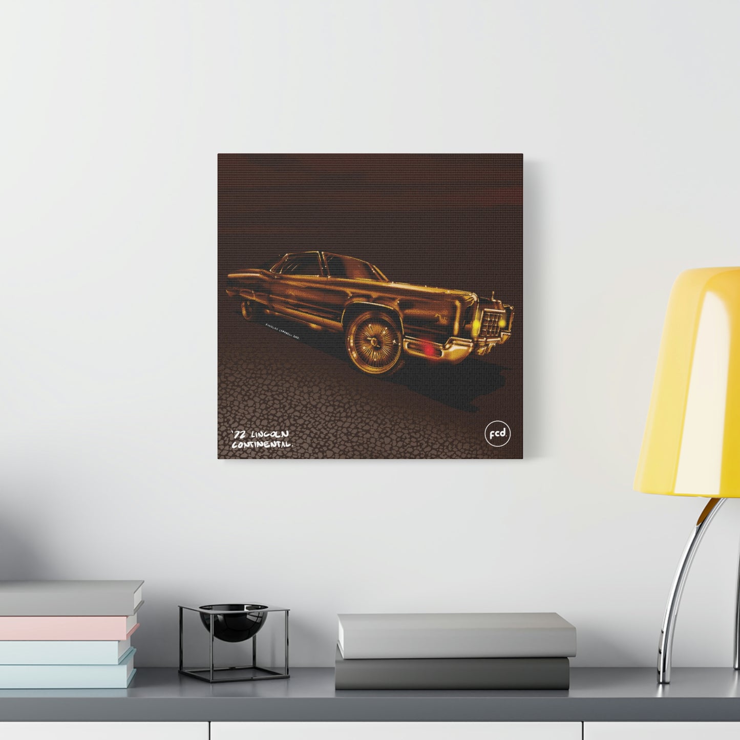 '72 LINCOLN CONTINENTAL' Classic Canvas