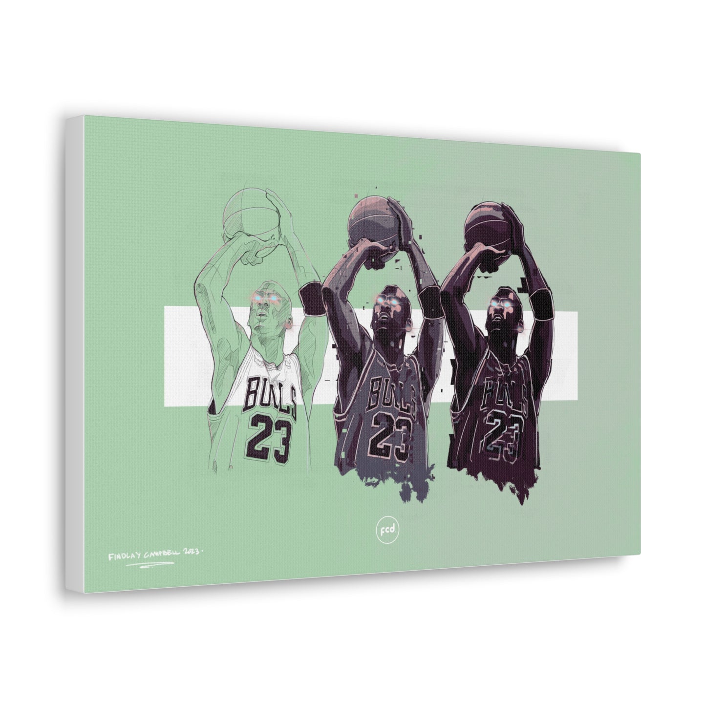'MJ SKETCH' Classic Canvas