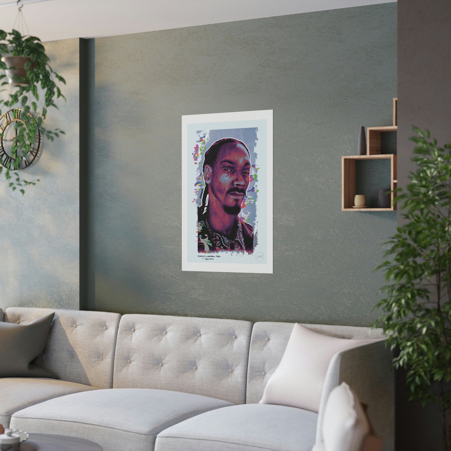 'SNOOP' Satin Poster
