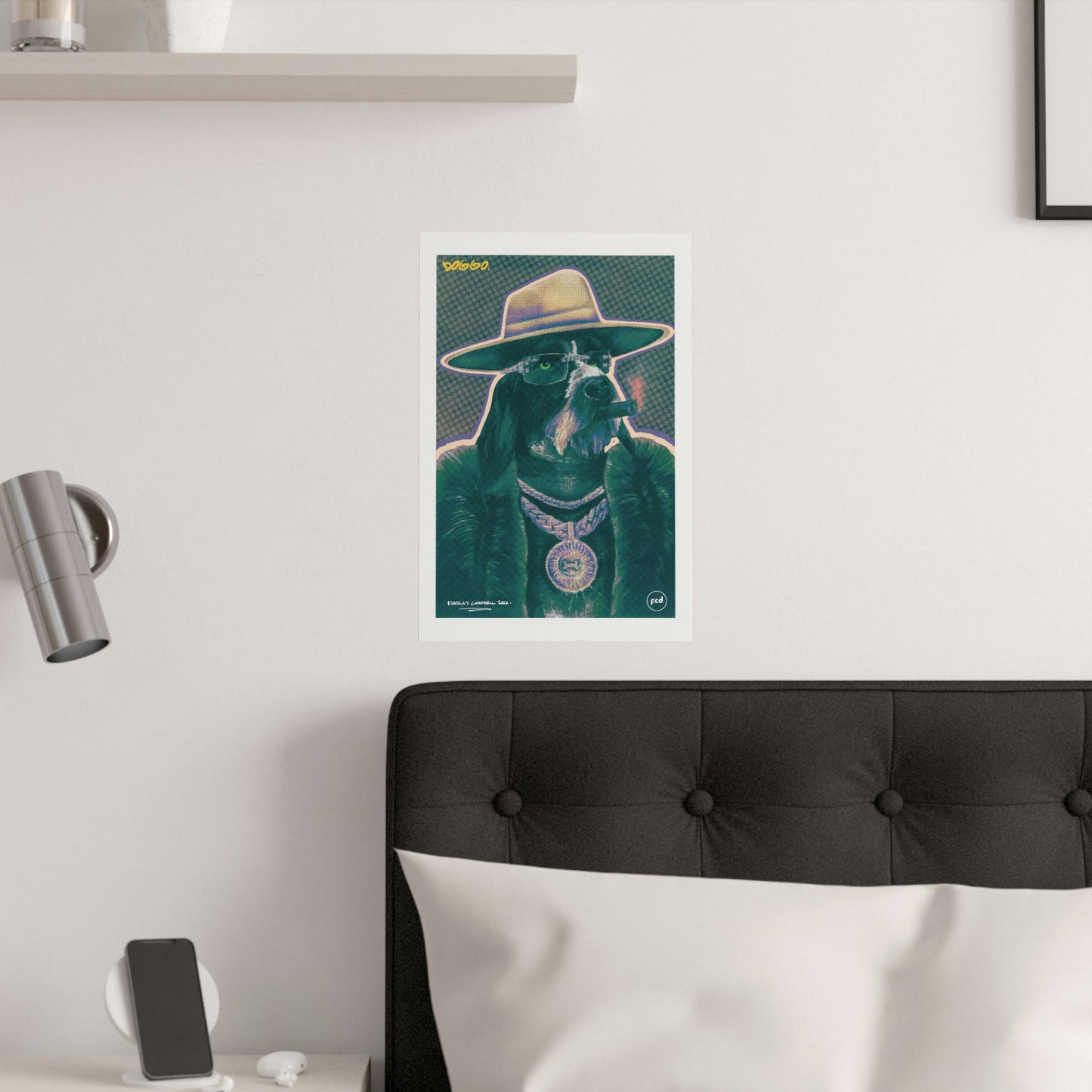 'DOGGO' Satin Poster