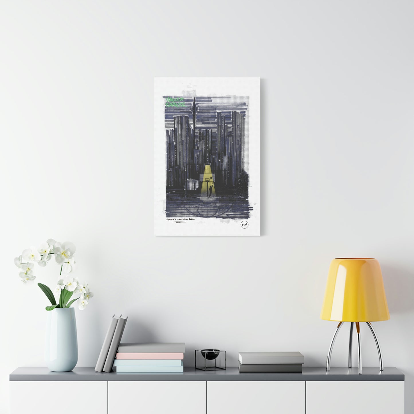 'VIADUCT HARBOUR' Classic Canvas