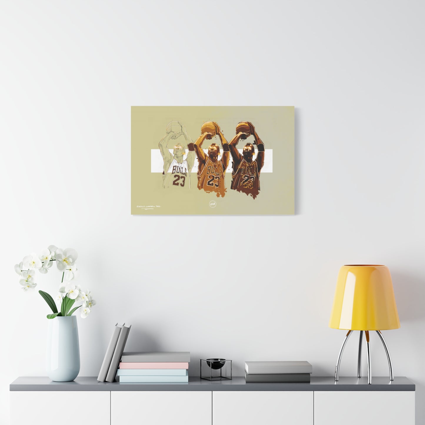 'MJ SKETCH' Classic Canvas