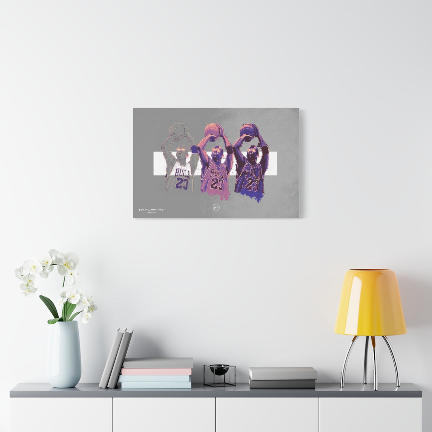 'MJ SKETCH' Classic Canvas