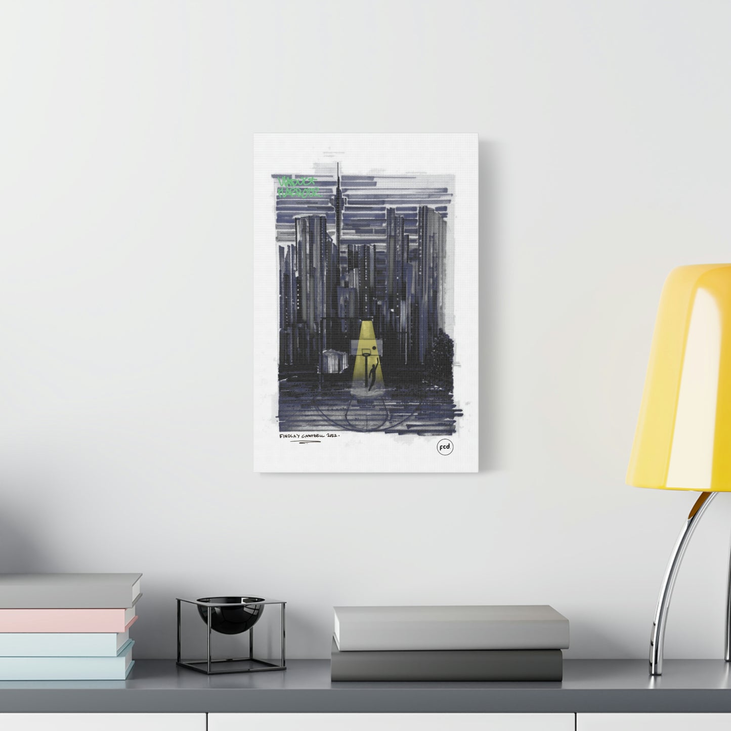 'VIADUCT HARBOUR' Classic Canvas