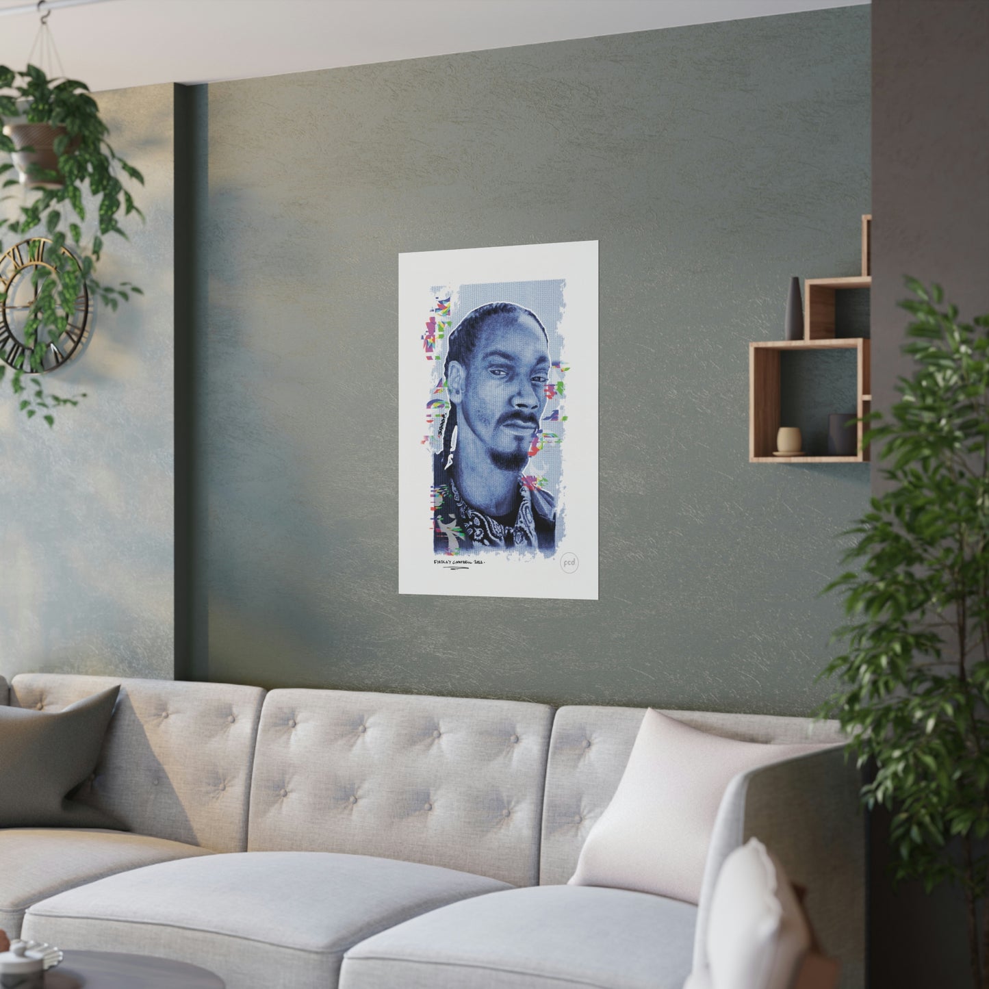 'SNOOP' Satin Poster
